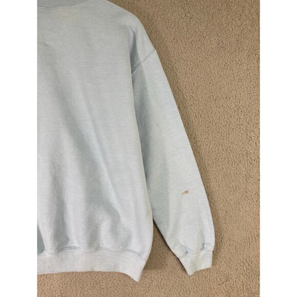 Disney Parks Unisex Blue Sweatshirt M Castle‎ Graphic Long Sleeve Pullover - Picture 7 of 7